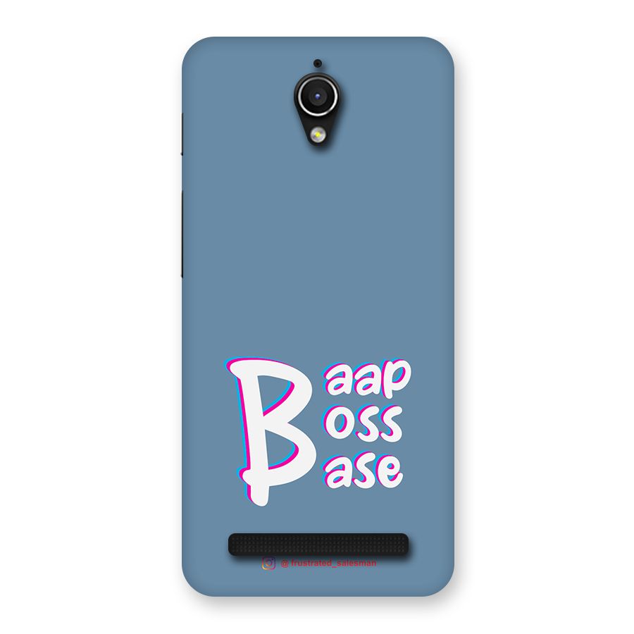 Baap Boss Base SteelBlue Back Case for Zenfone Go