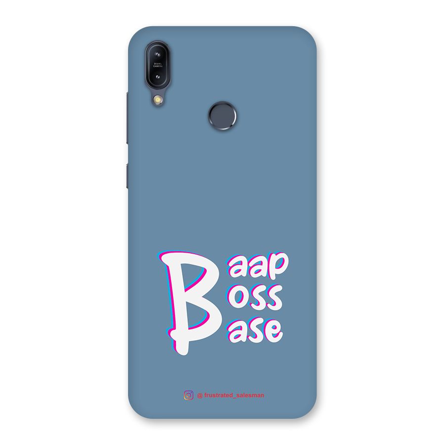 Baap Boss Base SteelBlue Back Case for Zenfone Max M2