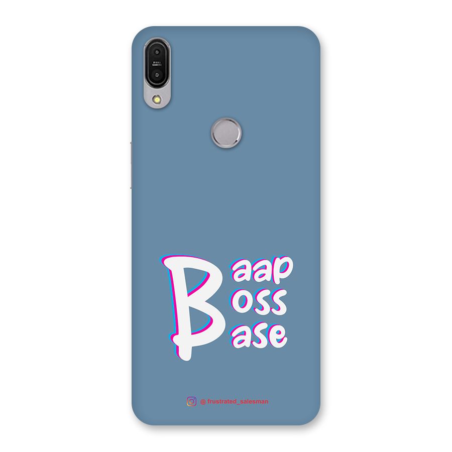 Baap Boss Base SteelBlue Back Case for Zenfone Max Pro M1