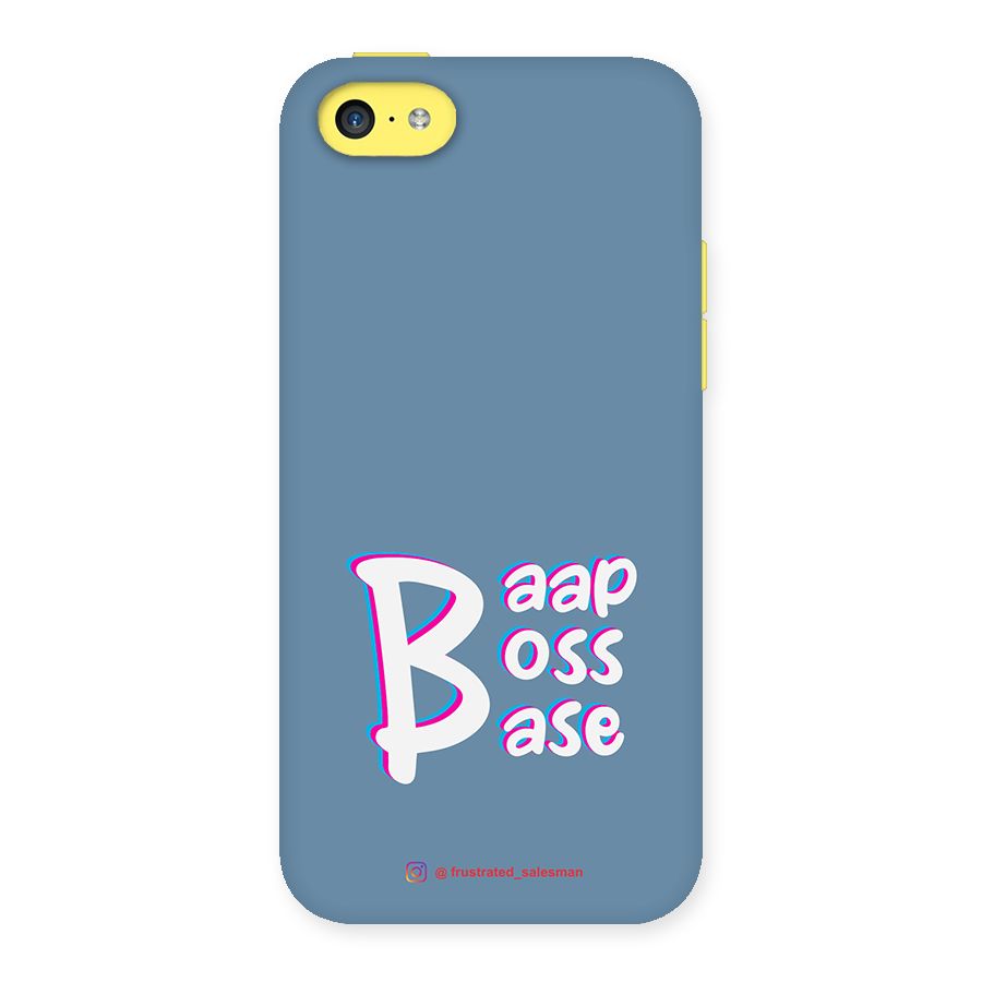 Baap Boss Base SteelBlue Back Case for iPhone 5C