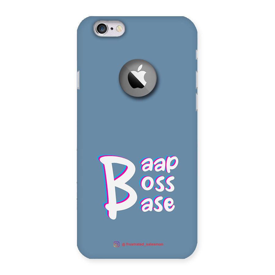 Baap Boss Base SteelBlue Back Case for iPhone 6 Logo Cut