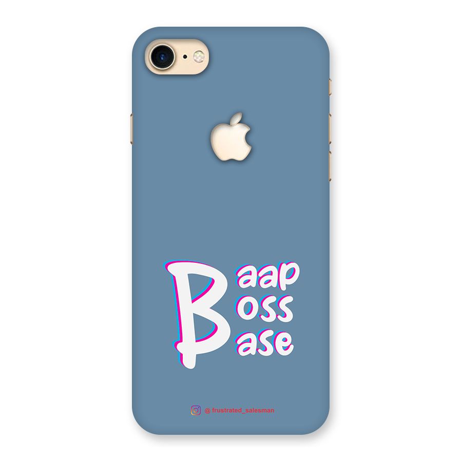 Baap Boss Base SteelBlue Back Case for iPhone 7 Apple Cut