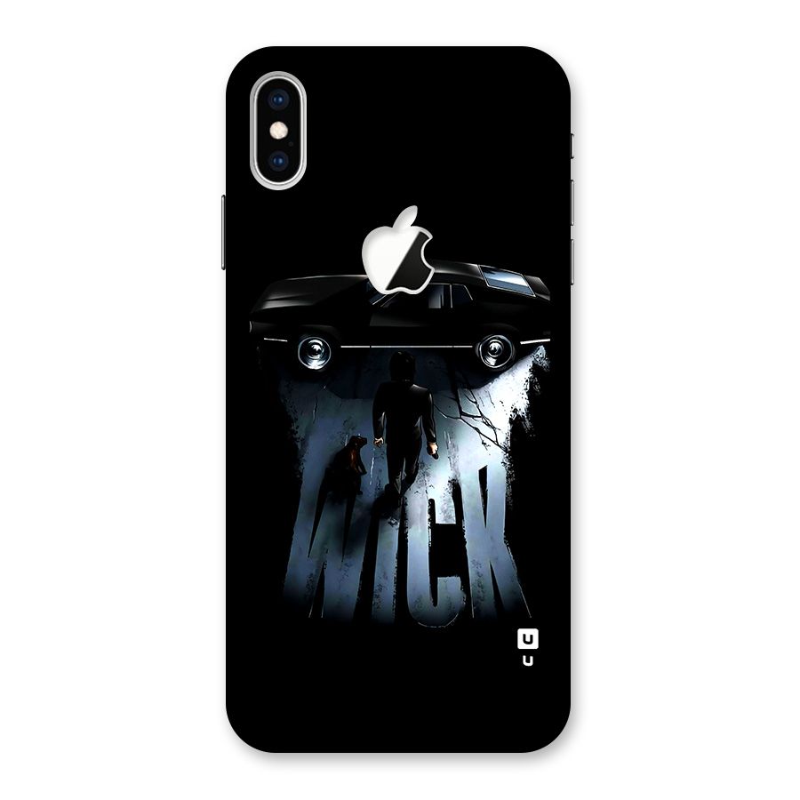 Baba Yaga Back Case for iPhone XS Max Apple Cut