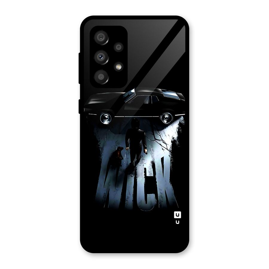 Baba Yaga Glass Back Case for Galaxy A32