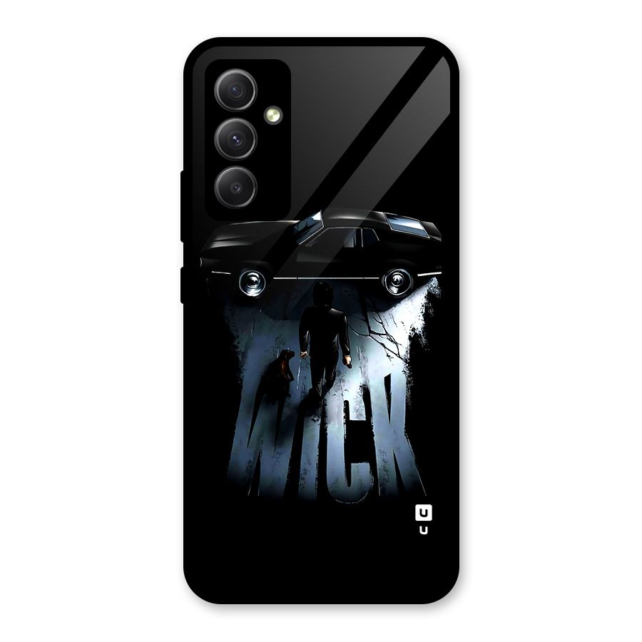 Baba Yaga Glass Back Case for Galaxy A34