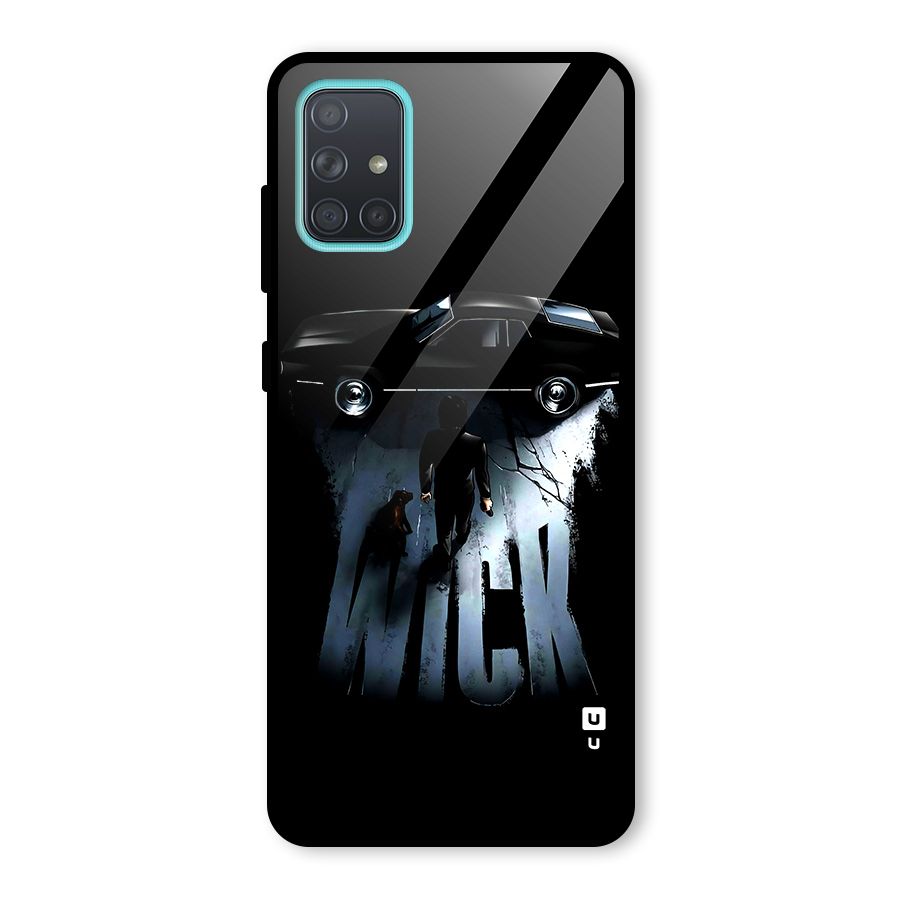 Baba Yaga Glass Back Case for Galaxy A71