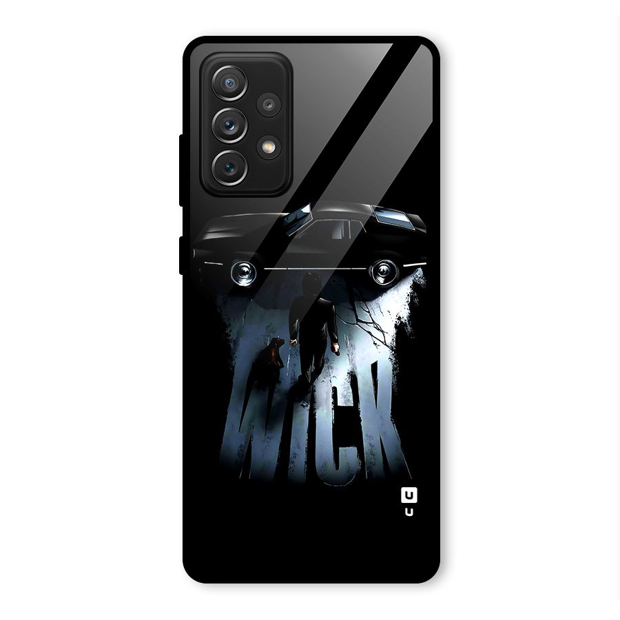 Baba Yaga Glass Back Case for Galaxy A72