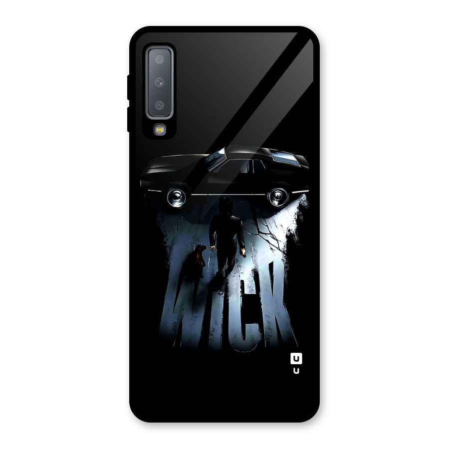 Baba Yaga Glass Back Case for Galaxy A7 (2018)