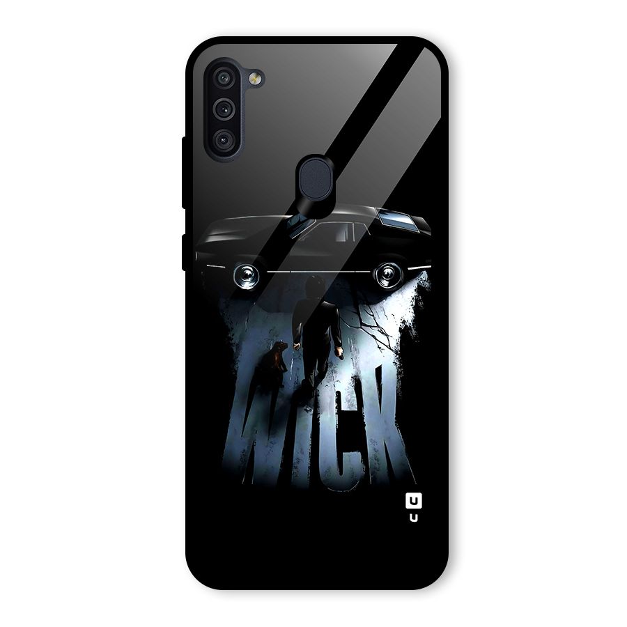 Baba Yaga Glass Back Case for Galaxy M11