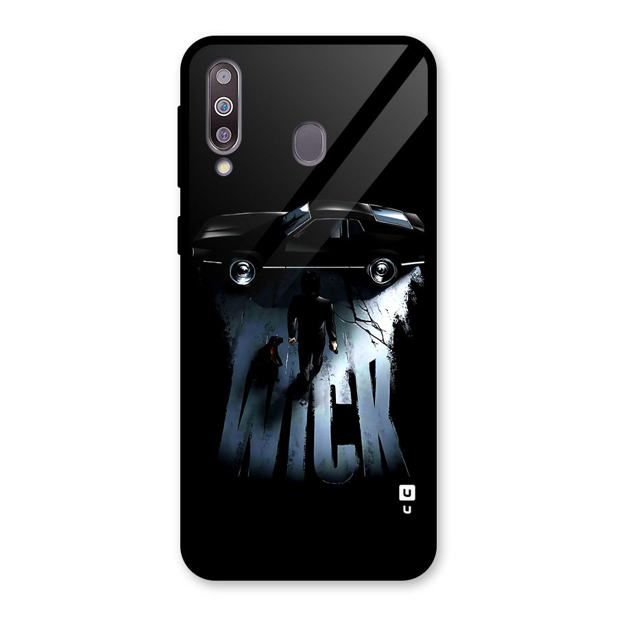 Baba Yaga Glass Back Case for Galaxy M30