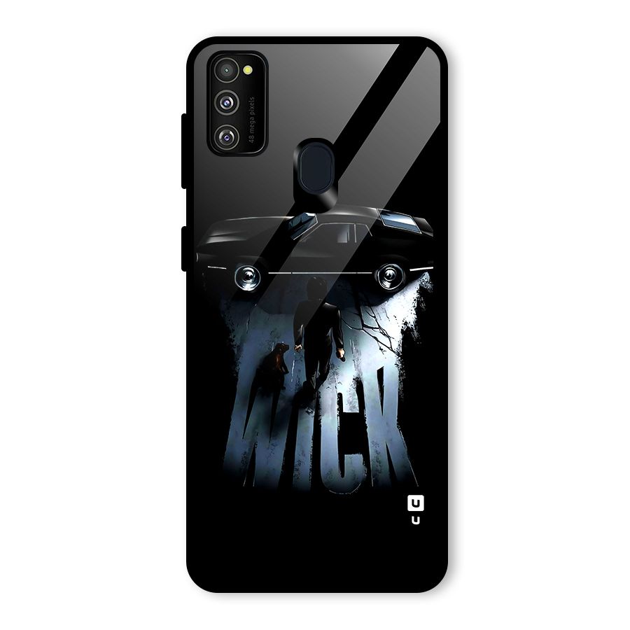 Baba Yaga Glass Back Case for Galaxy M30s