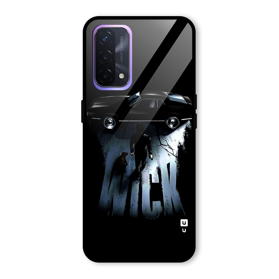 Baba Yaga Glass Back Case for Oppo A74 5G
