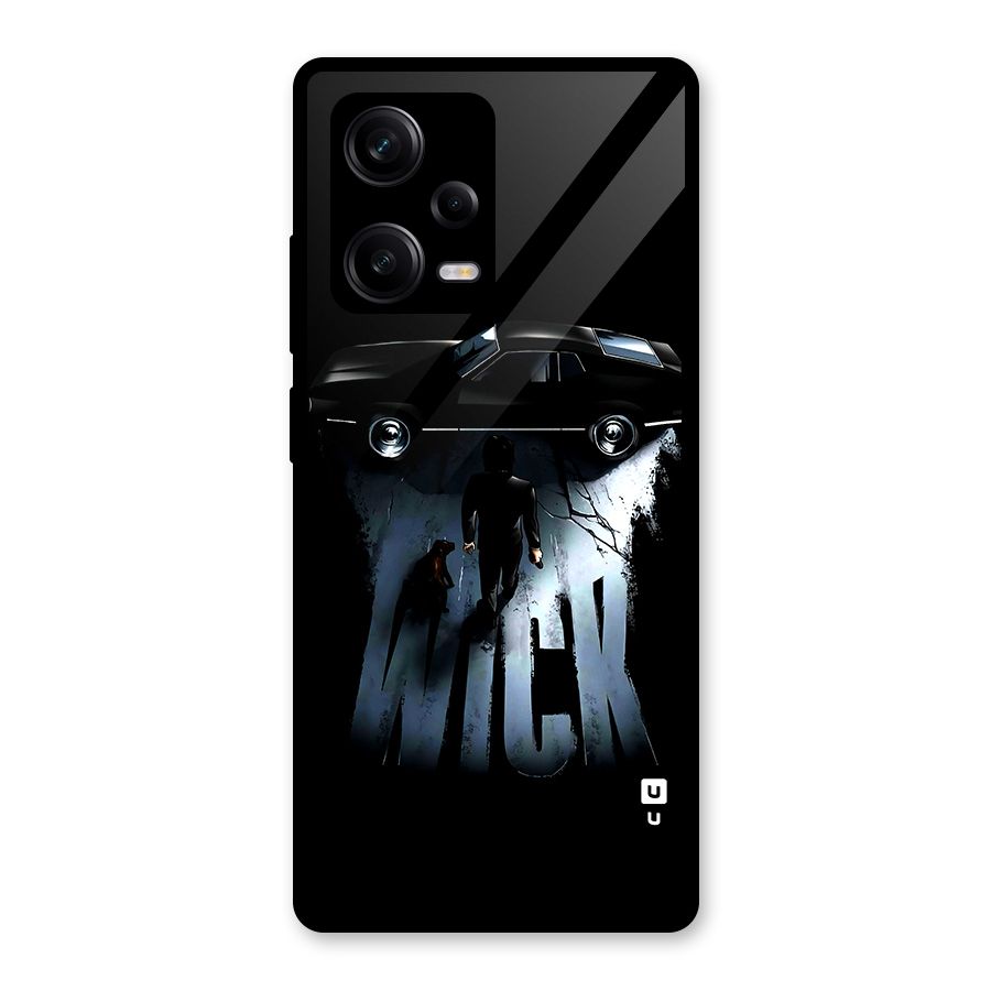 Baba Yaga Glass Back Case for Redmi Note 12 Pro