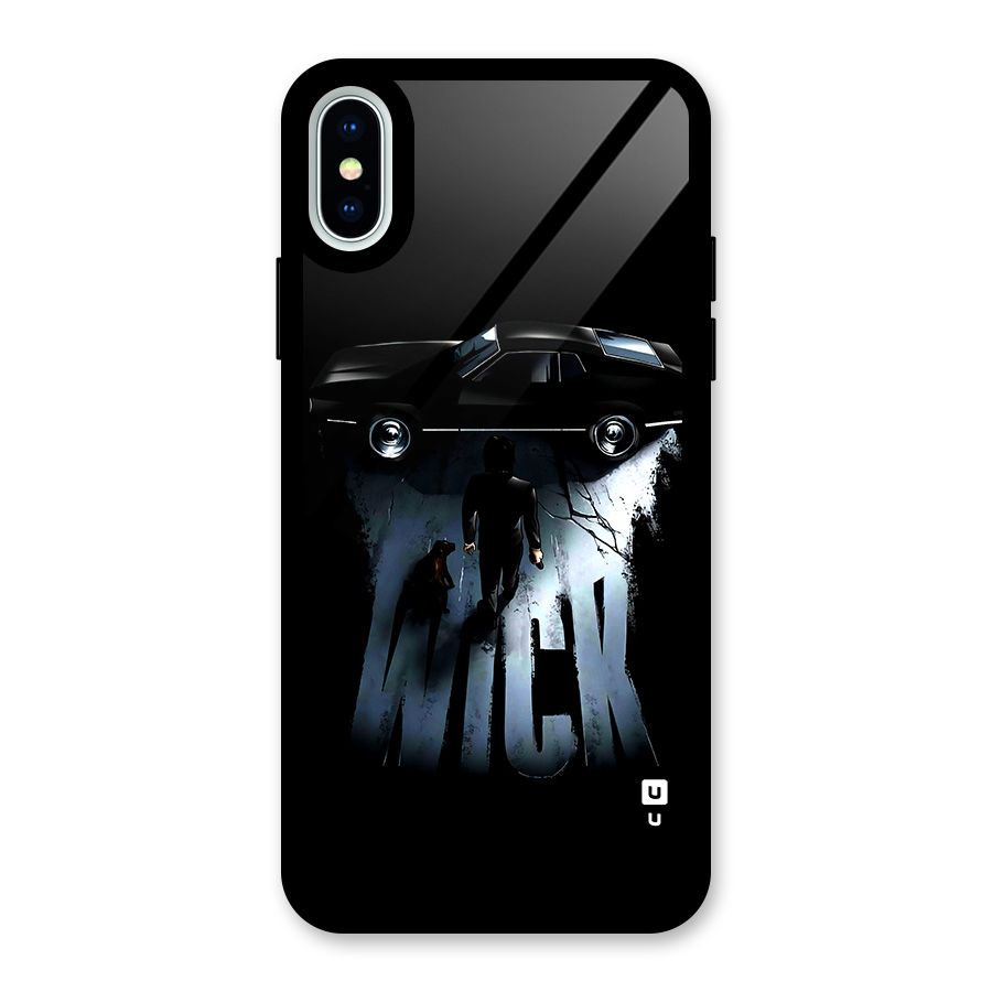 Baba Yaga Glass Back Case for iPhone X