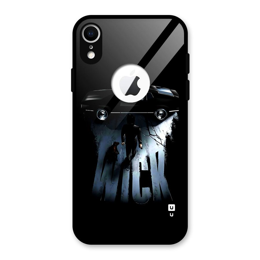 Baba Yaga Glass Back Case for iPhone XR Logo Cut