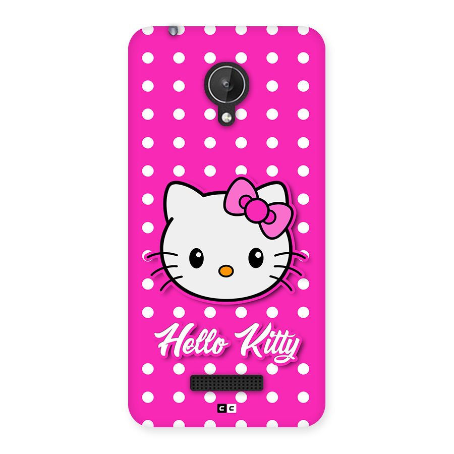 Baby Kitty Back Case for Canvas Spark Q380