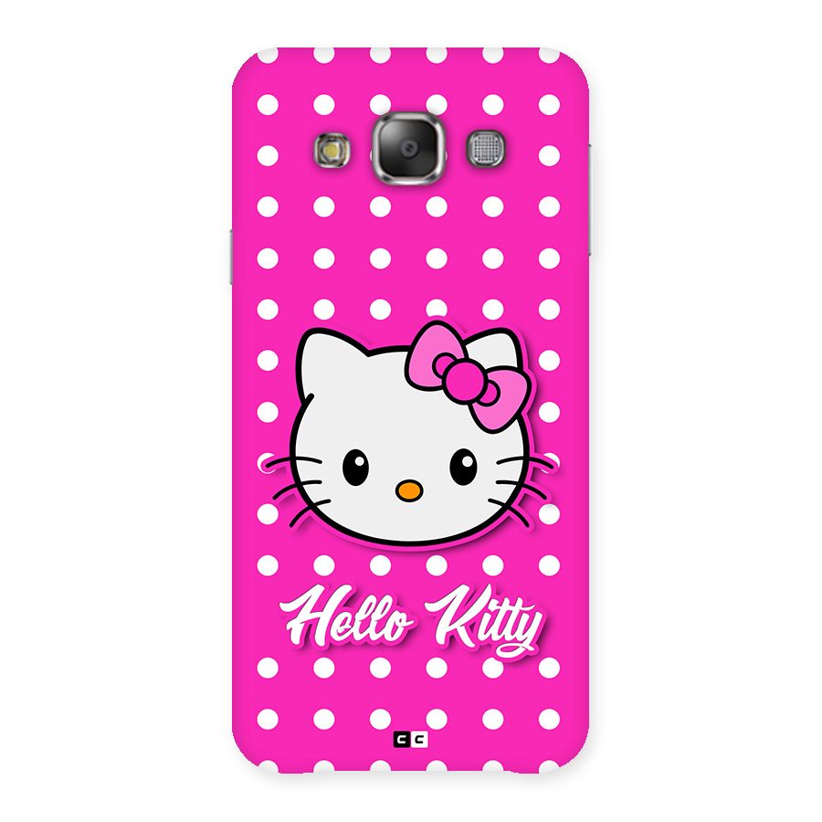 Baby Kitty Back Case for Galaxy E7
