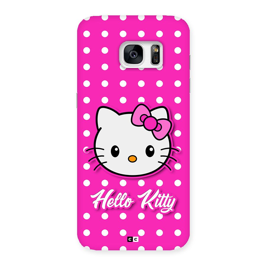 Baby Kitty Back Case for Galaxy S7 Edge