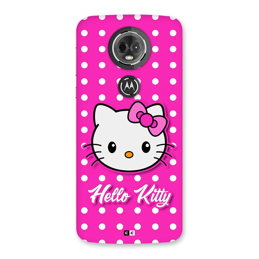 Baby Kitty Back Case for Moto E5 Plus