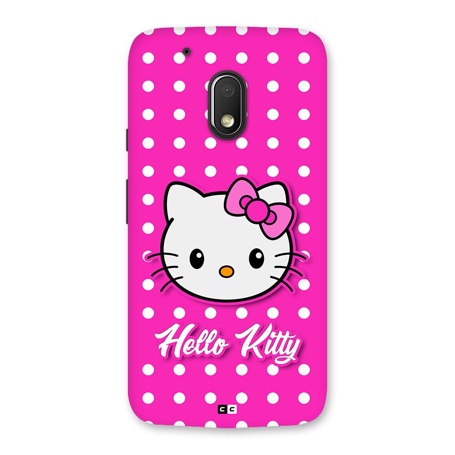 Baby Kitty Back Case for Moto G4 Play