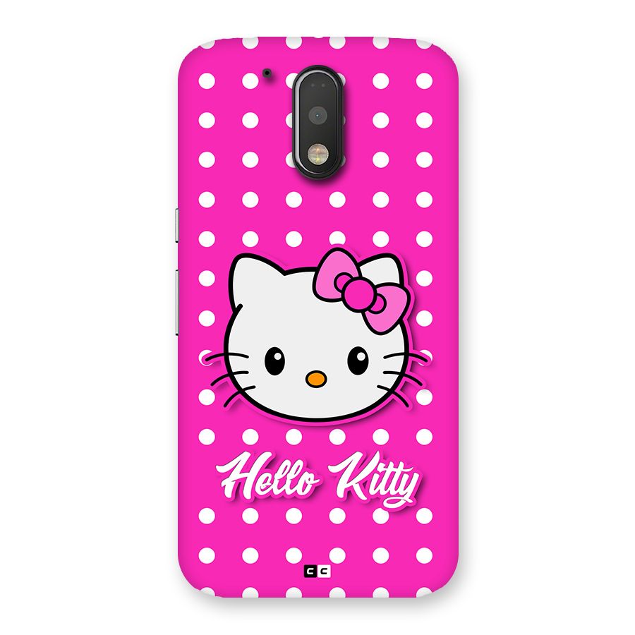 Baby Kitty Back Case for Moto G4 Plus