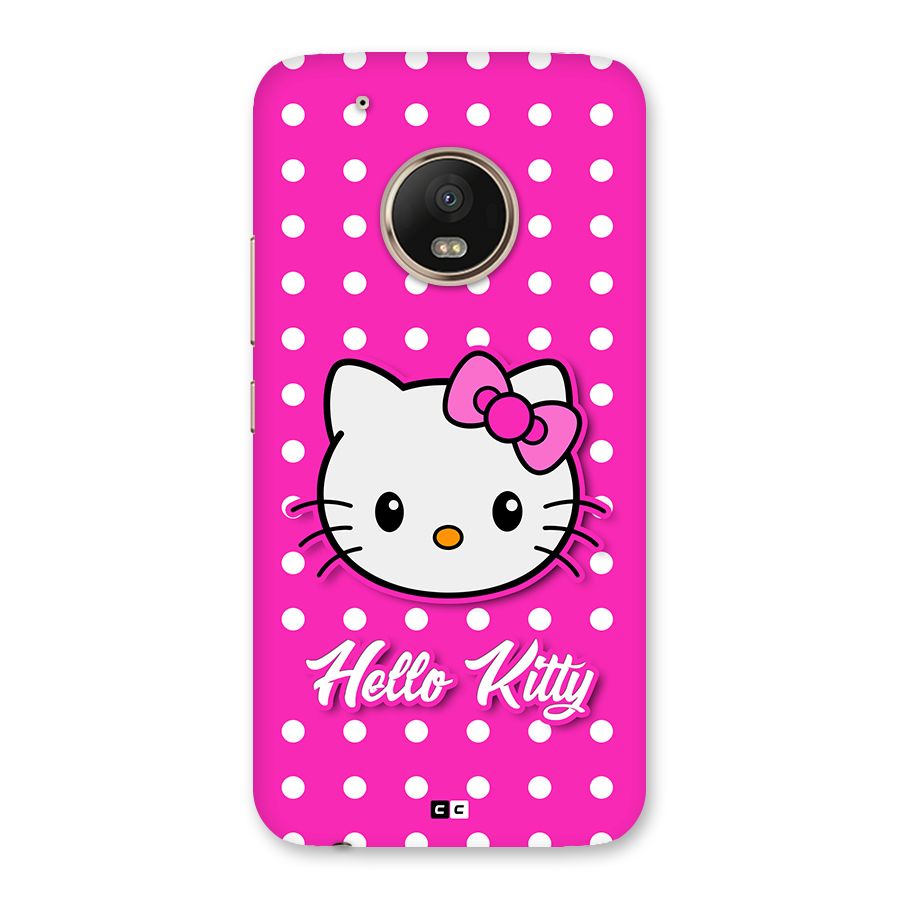 Baby Kitty Back Case for Moto G5 Plus