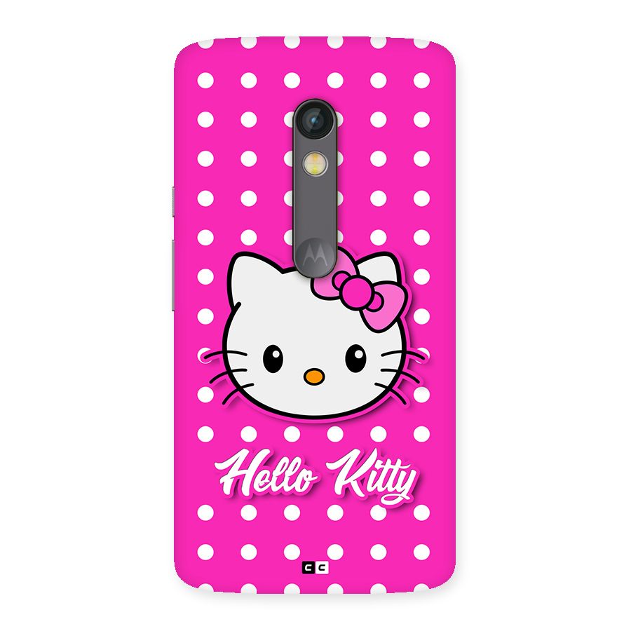Baby Kitty Back Case for Moto X Play