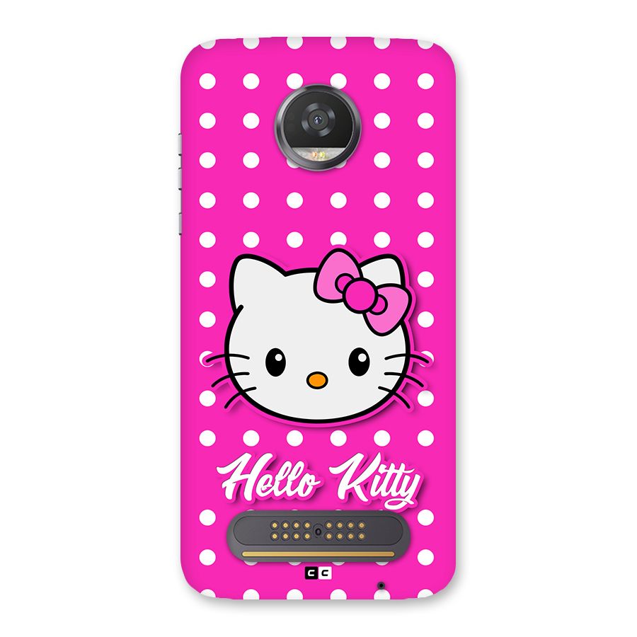 Baby Kitty Back Case for Moto Z2 Play