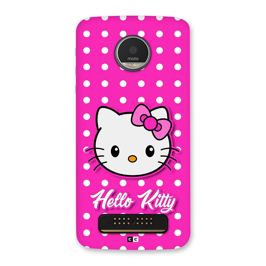 Baby Kitty Back Case for Moto Z Play