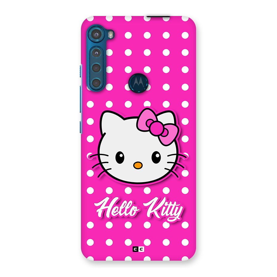 Baby Kitty Back Case for Motorola One Fusion Plus