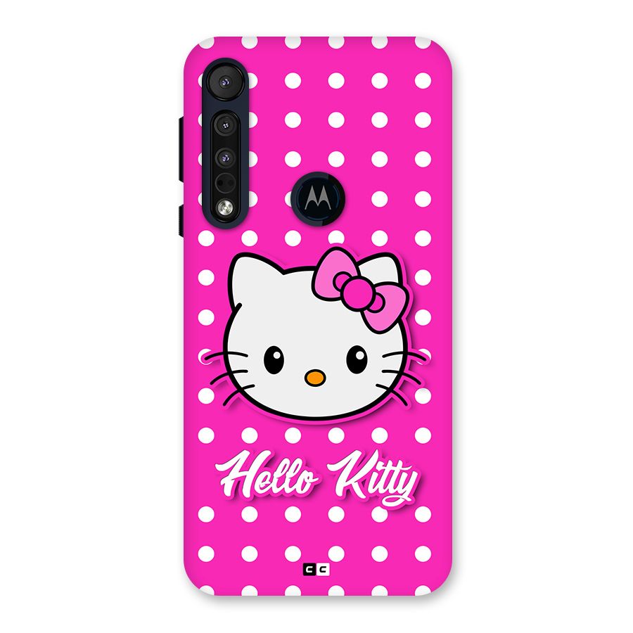Baby Kitty Back Case for Motorola One Macro