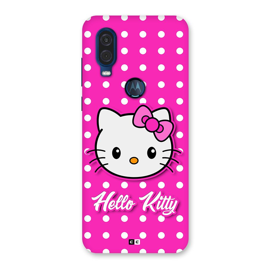Baby Kitty Back Case for Motorola One Vision