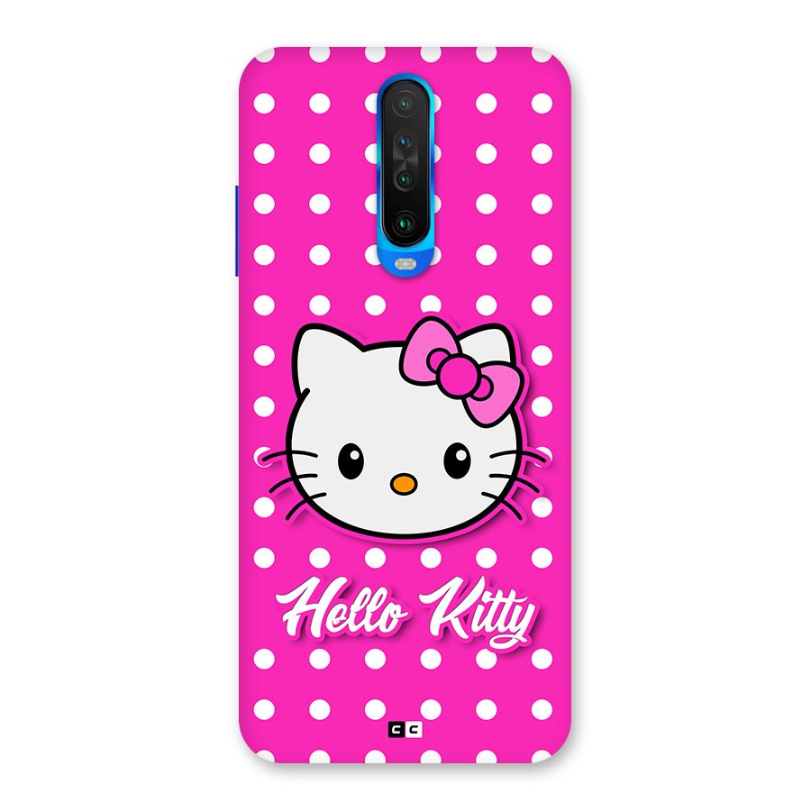 Baby Kitty Back Case for Poco X2