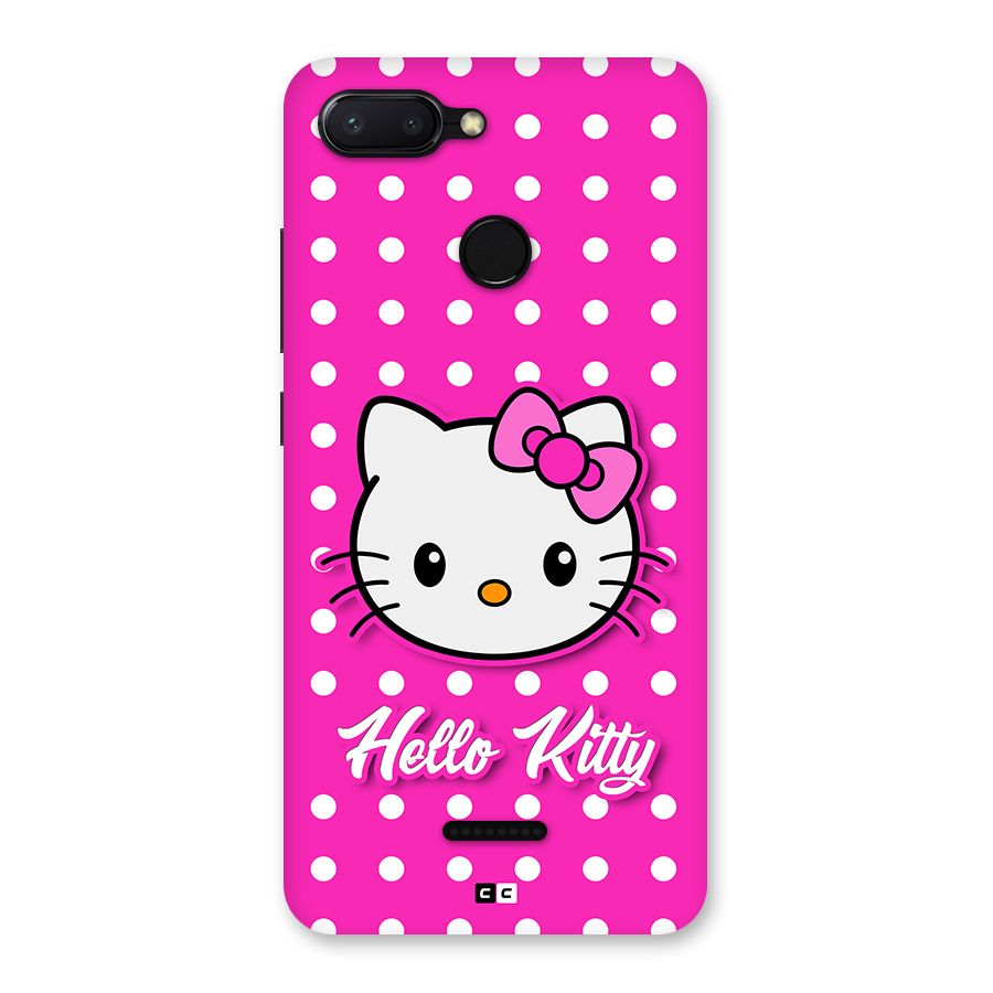 Baby Kitty Back Case for Redmi 6