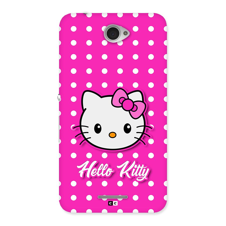 Baby Kitty Back Case for Xperia E4