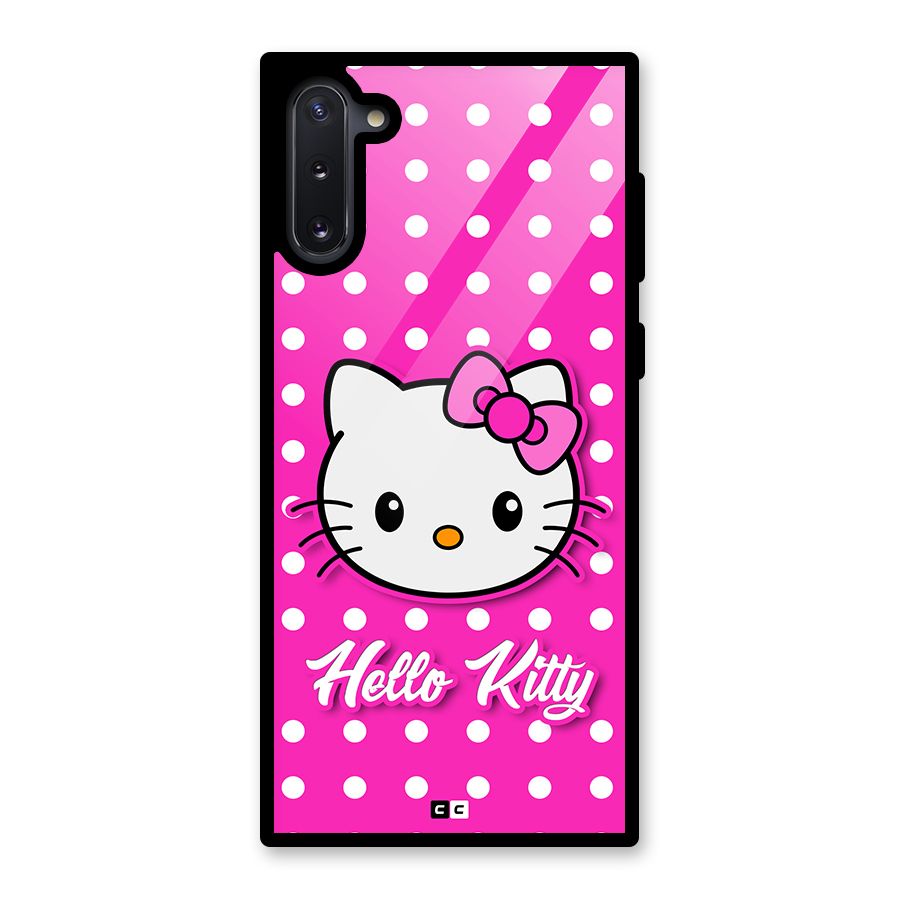 Baby Kitty Glass Back Case for Galaxy Note 10