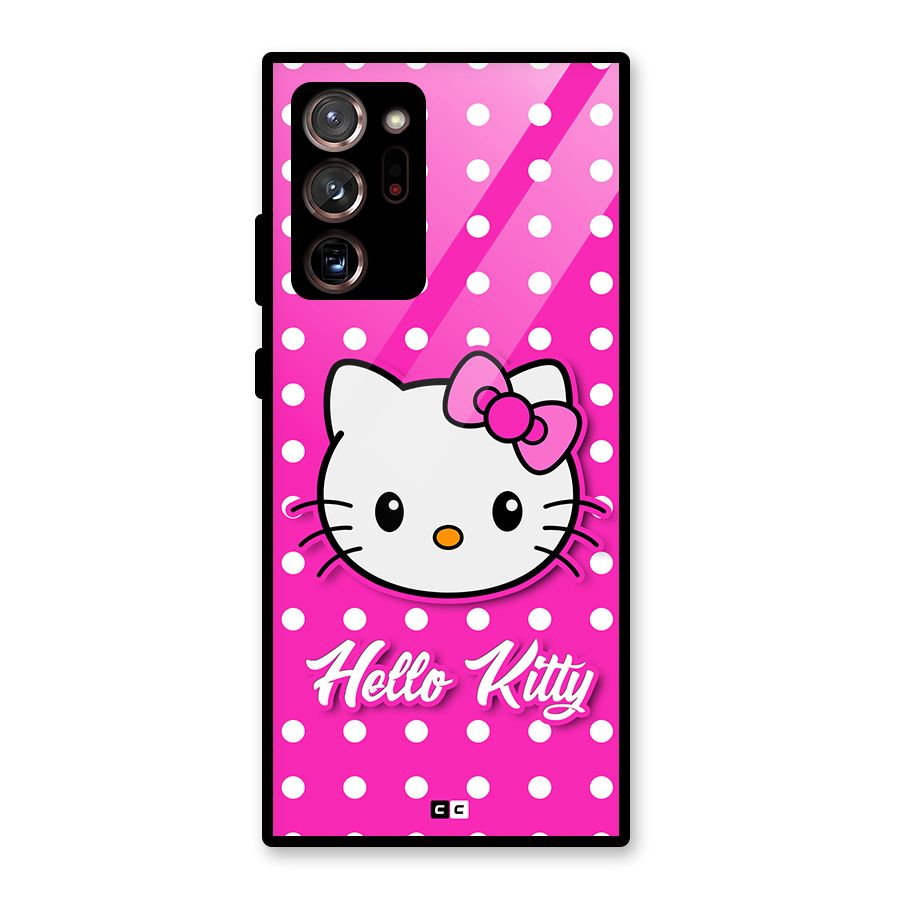 Baby Kitty Glass Back Case for Galaxy Note 20 Ultra