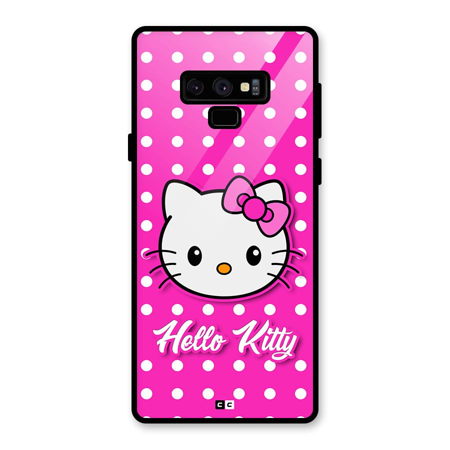 Baby Kitty Glass Back Case for Galaxy Note 9