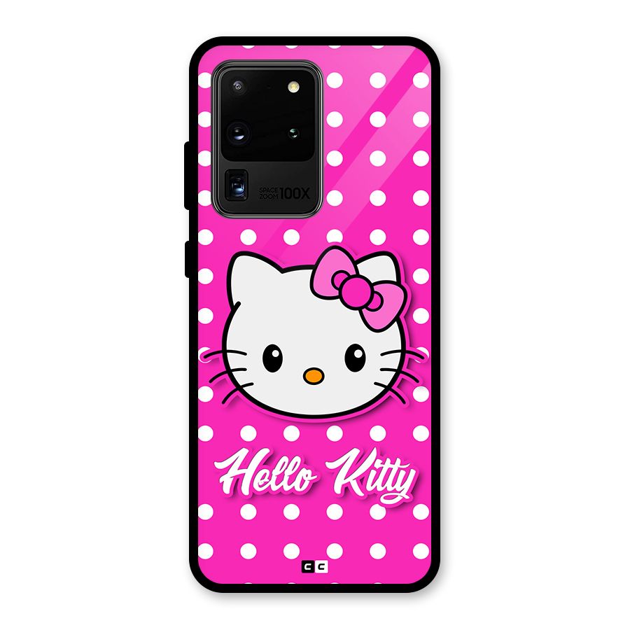Baby Kitty Glass Back Case for Galaxy S20 Ultra
