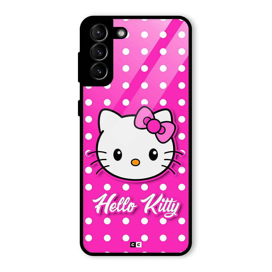 Baby Kitty Glass Back Case for Galaxy S21 Plus