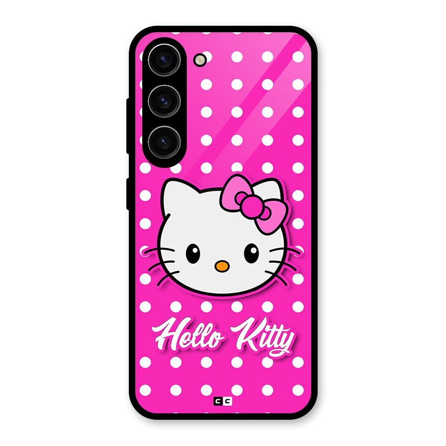 Baby Kitty Glass Back Case for Galaxy S23