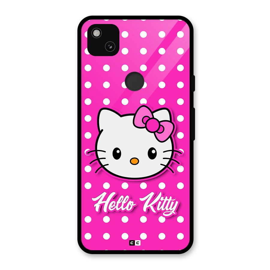 Baby Kitty Glass Back Case for Google Pixel 4a