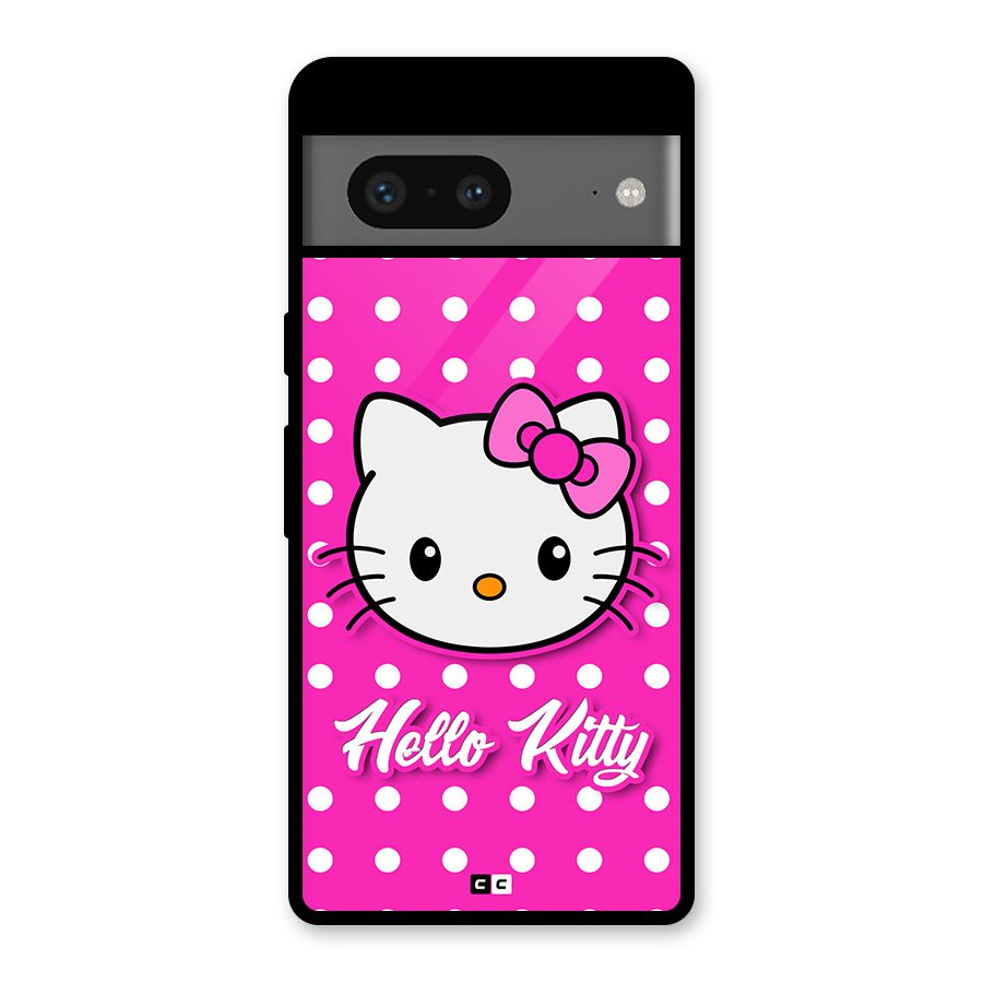 Baby Kitty Glass Back Case for Google Pixel 7