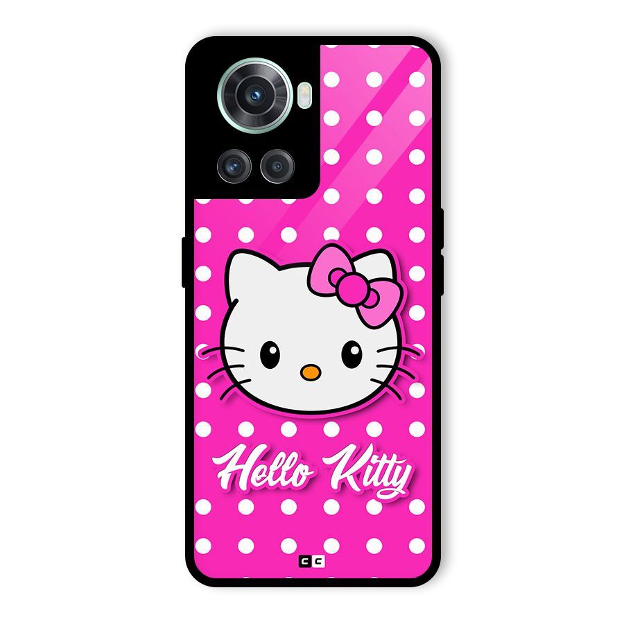 Baby Kitty Glass Back Case for OnePlus 10R