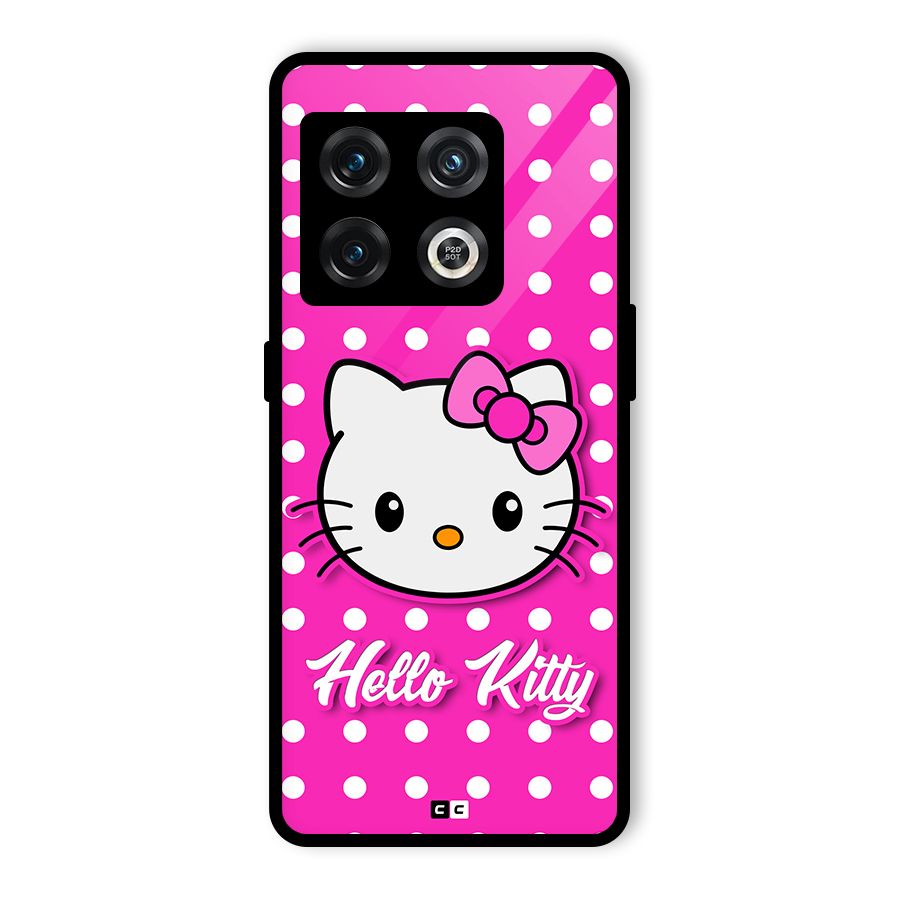 Baby Kitty Glass Back Case for OnePlus 10 Pro 5G