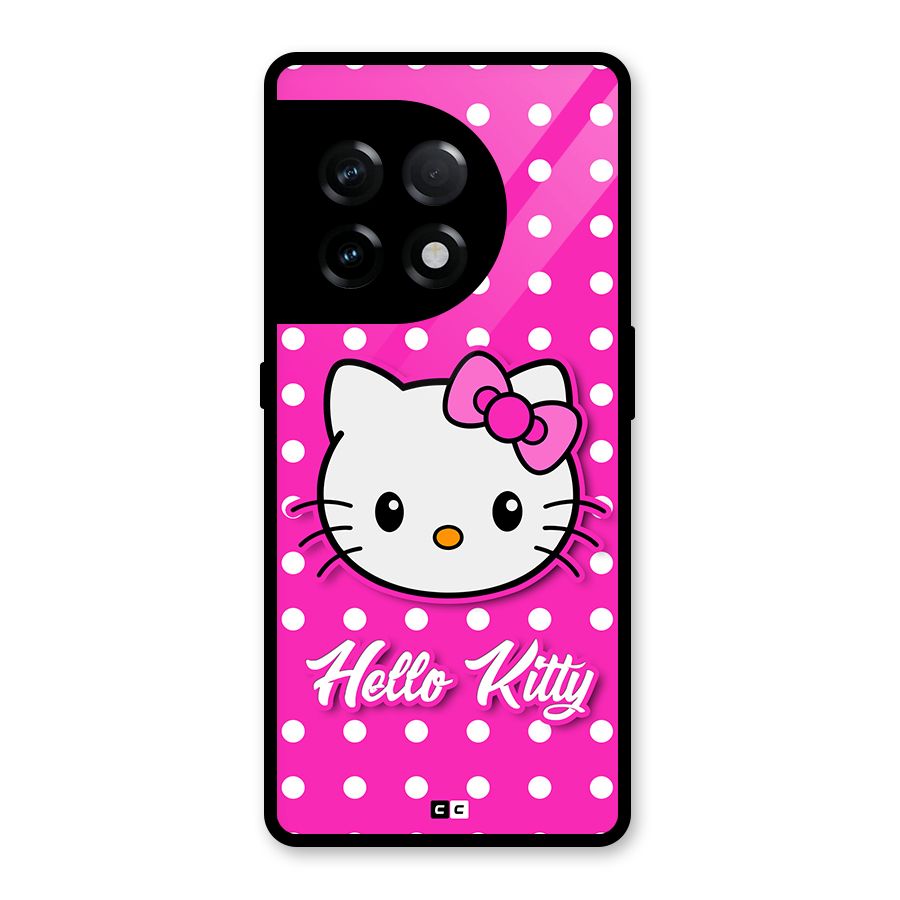 Baby Kitty Glass Back Case for OnePlus 11R
