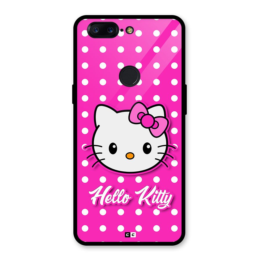 Baby Kitty Glass Back Case for OnePlus 5T