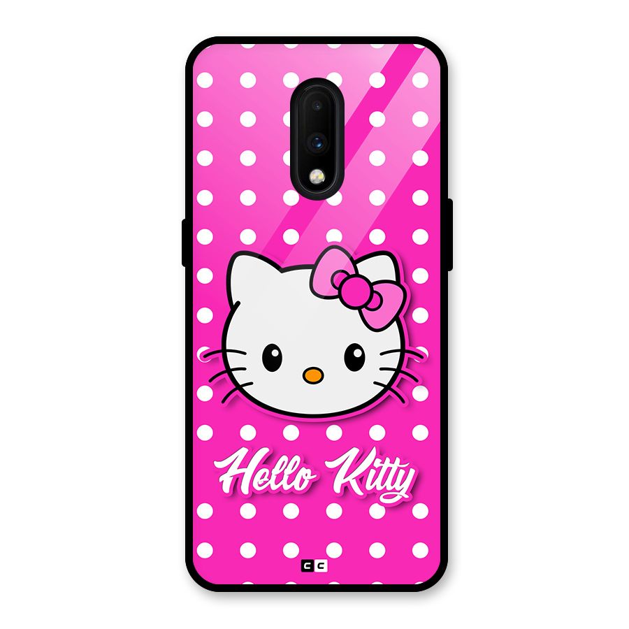 Baby Kitty Glass Back Case for OnePlus 7