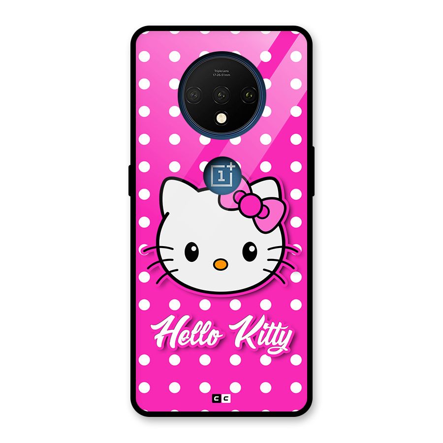 Baby Kitty Glass Back Case for OnePlus 7T