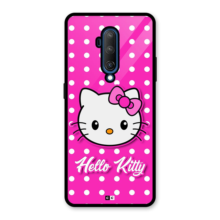 Baby Kitty Glass Back Case for OnePlus 7T Pro